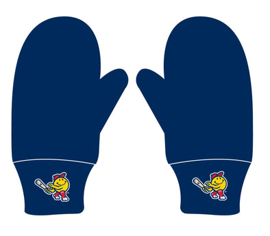 Worcester Red Sox BWM Navy Smiley Mittens