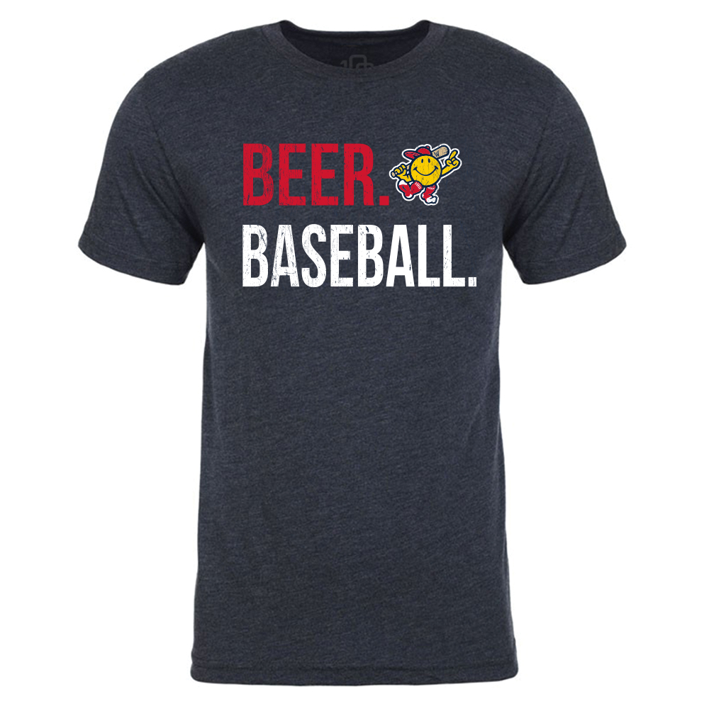 Worcester Red Sox 108 Stitches Navy Beer Baseball Tee MD