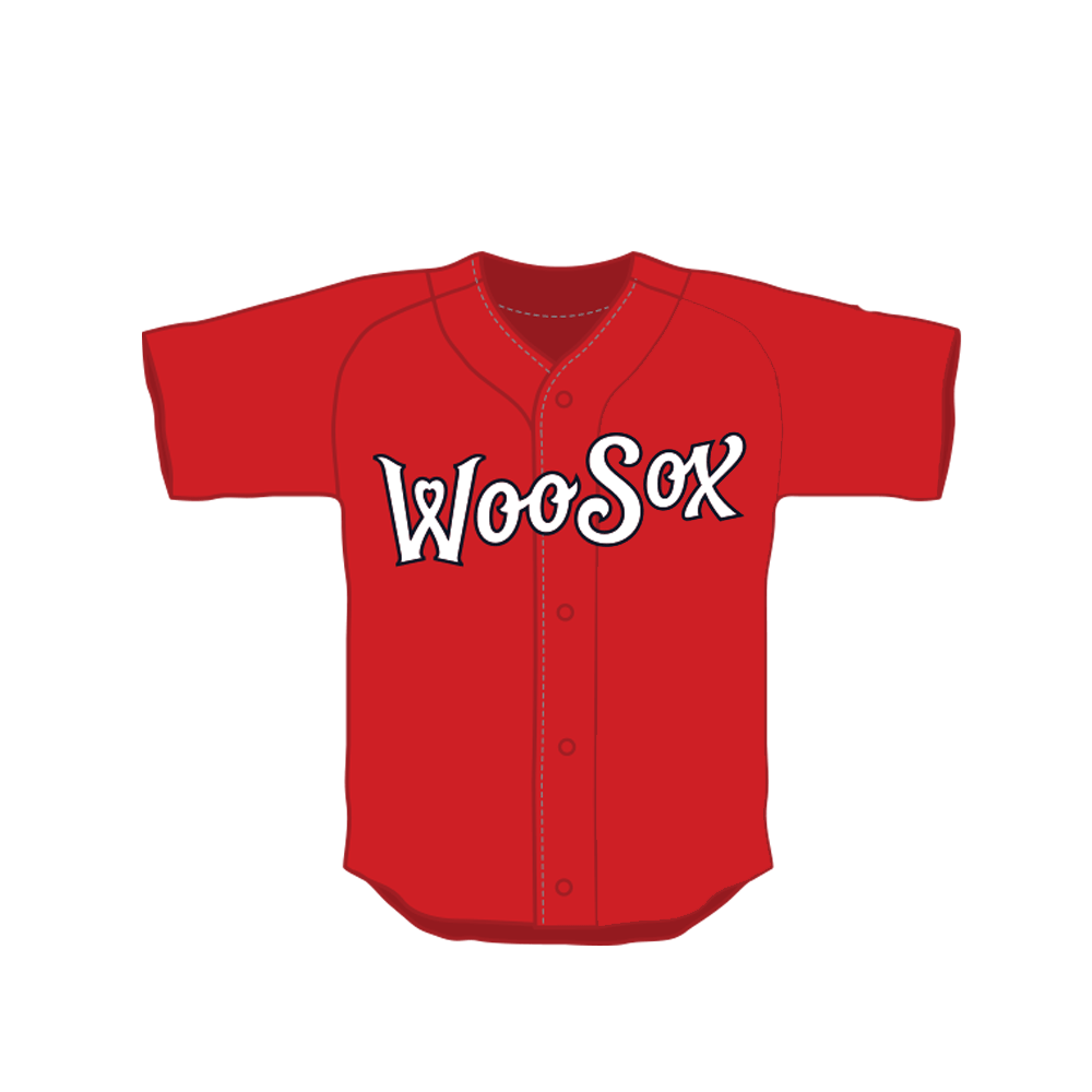 Worcester Red Sox Red WooSox Replica Jersey - Main Image