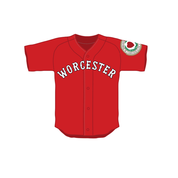 Worcester Red Sox OT Sports Red Youth Worcester Replica Jersey