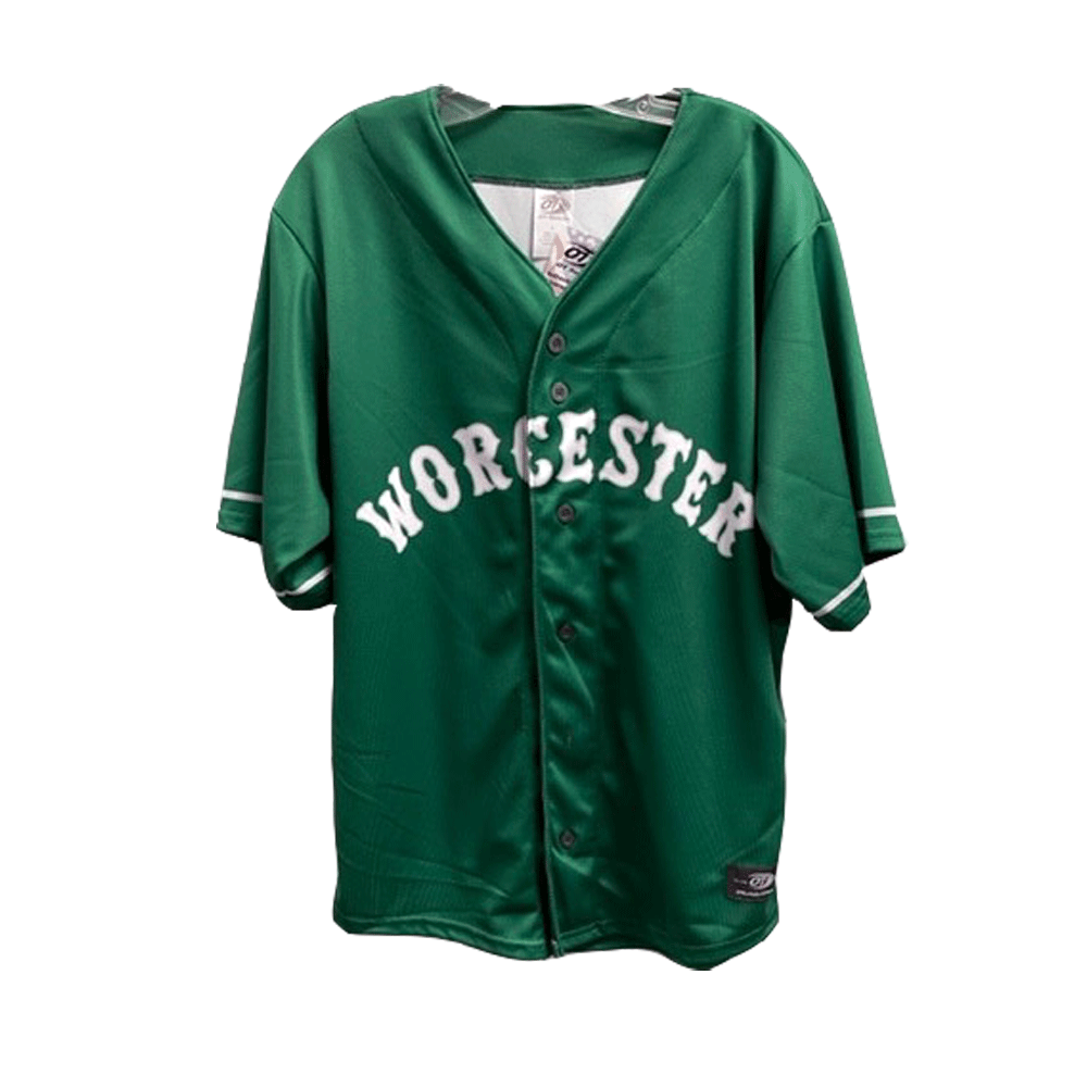 Worcester Red Sox OT Sports Green Worcester Jersey 2x / Yes (+$30)