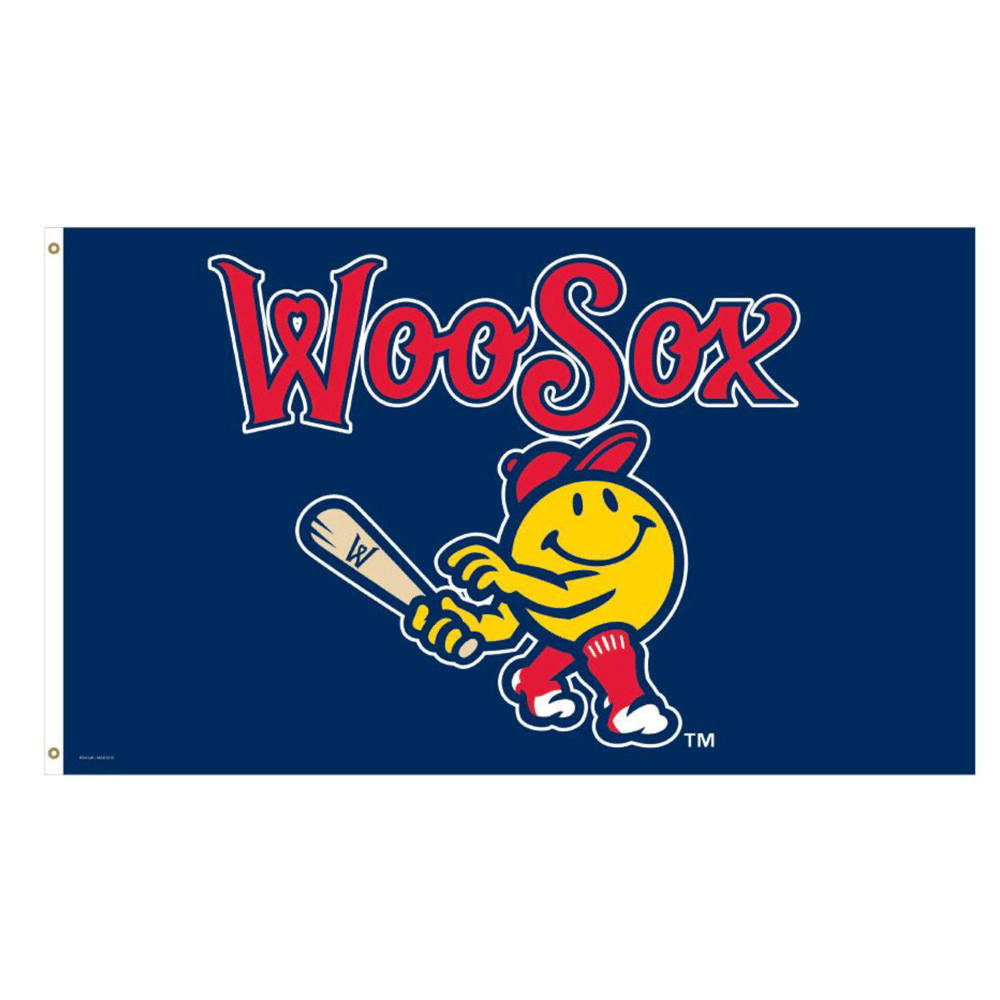 Worcester Red Sox Wincraft Navy Smiley Flag