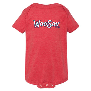 Worcester Red Sox Bimm Ridder Vintage Red Infant Script Onesie