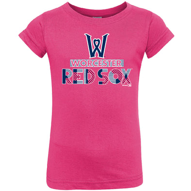 Worcester Red Sox Bimm Ridder Pink Toddler Adding Tee