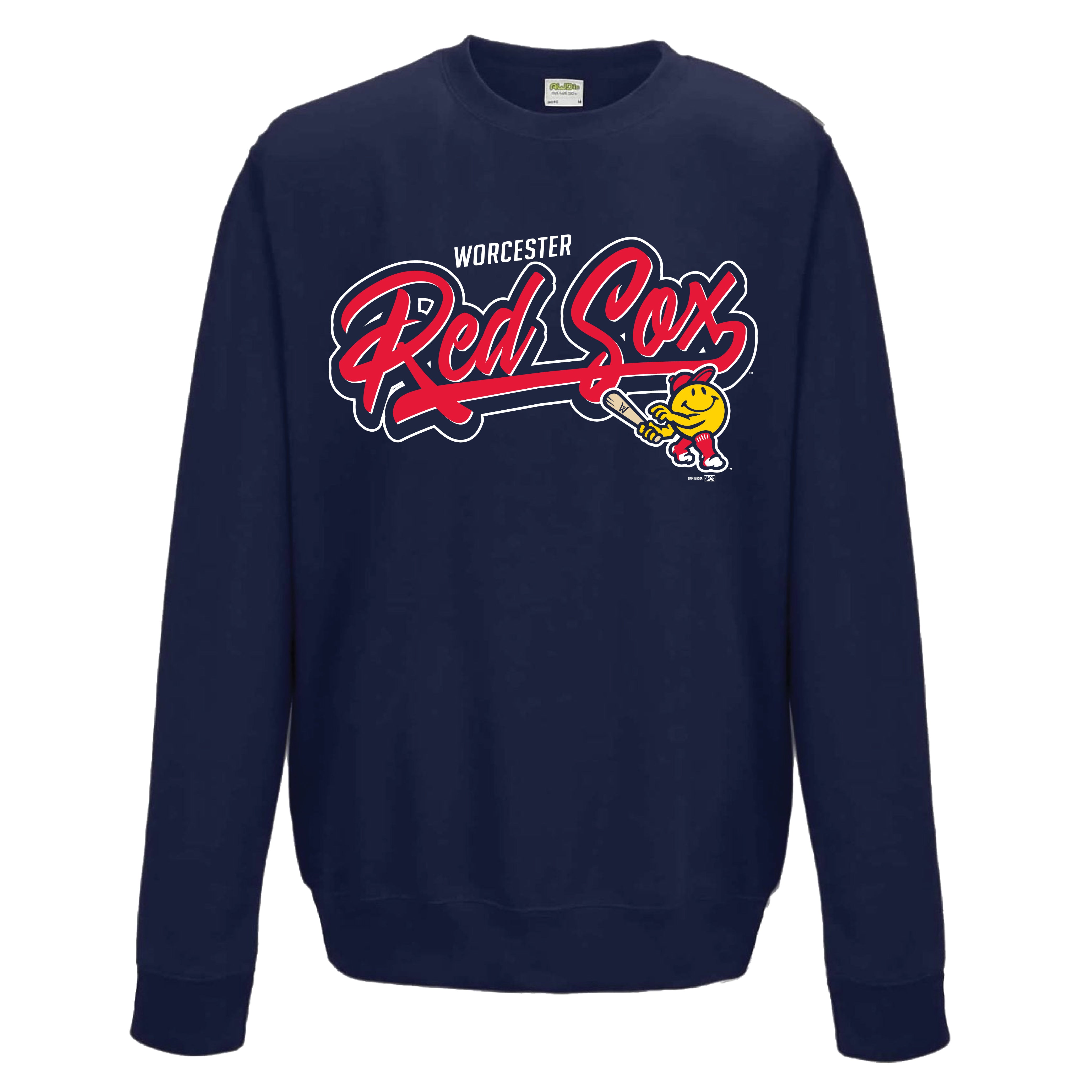Worcester Red Sox Under Armour Navy Vintage All Day Crew MD