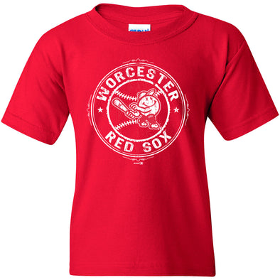 Youth Worcester Red Sox Champion Red Jersey T-Shirt