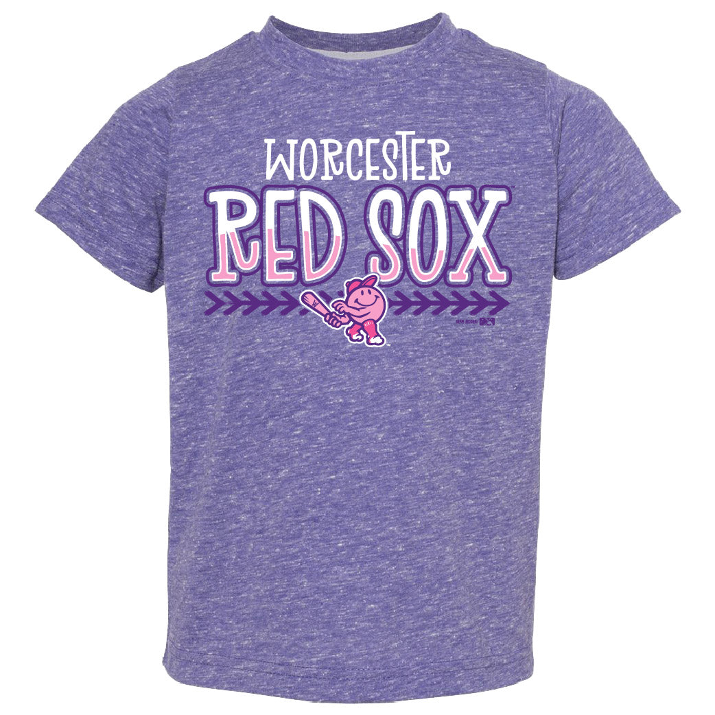 Worcester Red Sox Bimm Ridder Purple Melange Ezra Todd Tee 5/6