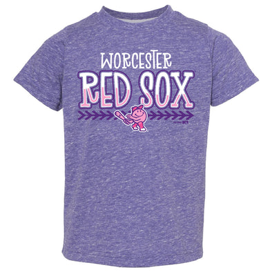 Worcester Red Sox Bimm Ridder Purple Melange Ezra Todd Tee
