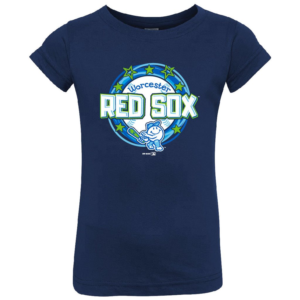 Worcester Red Sox Bimm Ridder Pink Toddler Ballet Jersey Tee 2T