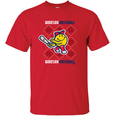 Worcester Red Sox Bimm Ridder Red Youth Lawdy Holiday Tee