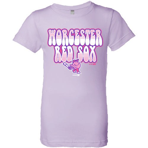 Worcester Red Sox Bimm Ridder Heather Purple Slayer Tee SM