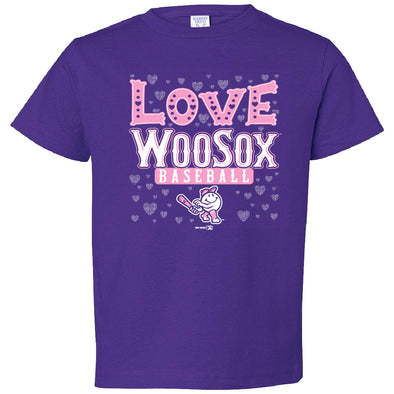 Worcester Red Sox Bimm Ridder Purple Toddler Shower Tee