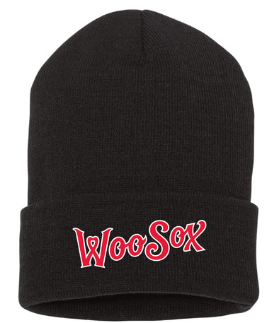 Worcester Red Sox Bimm Ridder Black WooSox Cuff Beanie Knit