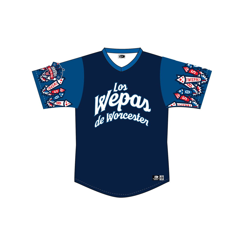 Worcester Red Sox All Star Dogs Navy Classic Dog Jersey 