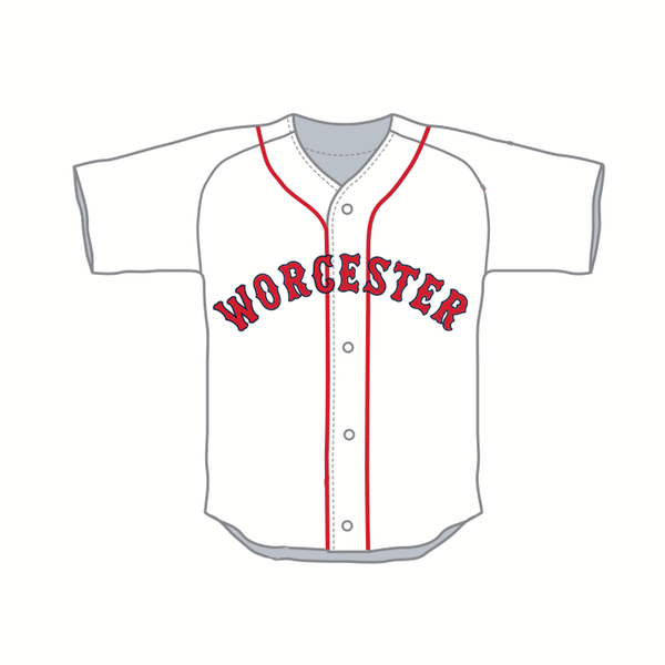 Worcester Red Sox OT Sports Navy Youth Worcester Replica Jersey XS / No