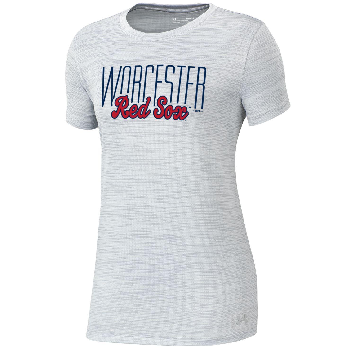 Worcester Red Sox Under Armour White Women's Skyline Tee MD