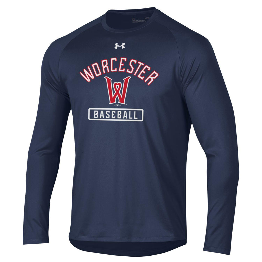 Worcester Red Sox Under Armour Tech T-Shirt - Navy