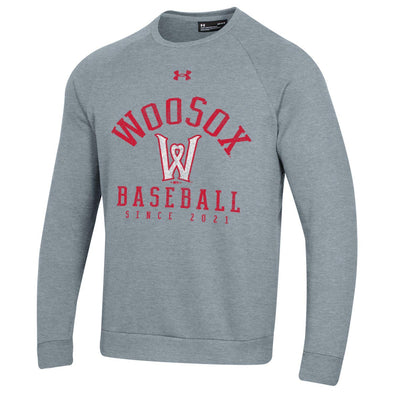Worcester Red Sox Under Armour Heather Gray Since All Day Crew