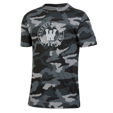 Worcester Red Sox Under Armour Black Pixel Youth Circle Tee