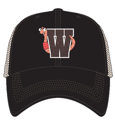 Men's New Era White Worcester Red Sox Theme Nights Wicked Worms of Alternate 1 59FIFTY Fitted Hat