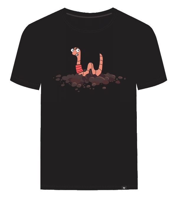 Worcester Red Sox '47 Black Worms Wicked W SR Tee