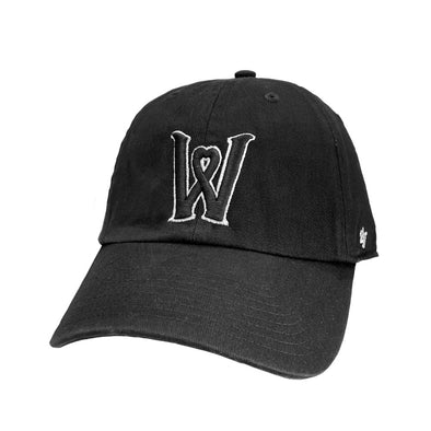 Worcester Red Sox '47 Black Heart W Clean Up