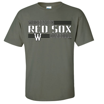 Worcester Red Sox Bimm Ridder Military Green Bobby Tee