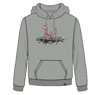 Worcester Red Sox '47 Gray Worms Primary Line Hood