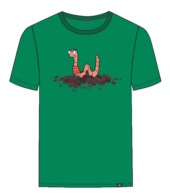 Worcester Red Sox '47 Green Wicked W SR Tee