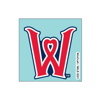Worcester Red Sox Wincraft Heart W Logo Decal