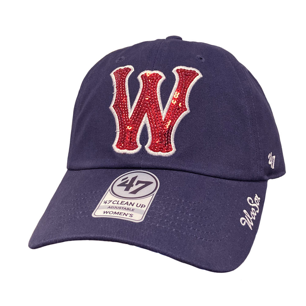 Worcester Red Sox '47 Red Women's Los Wepas Sparkle Clean Up