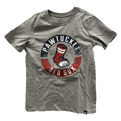 Pawtucket Red Sox '47 Gray Youth Orbit Super Rival Tee