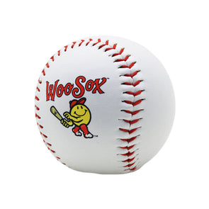 Worcester Red Sox B-MORE White Primary Logo Baseball
