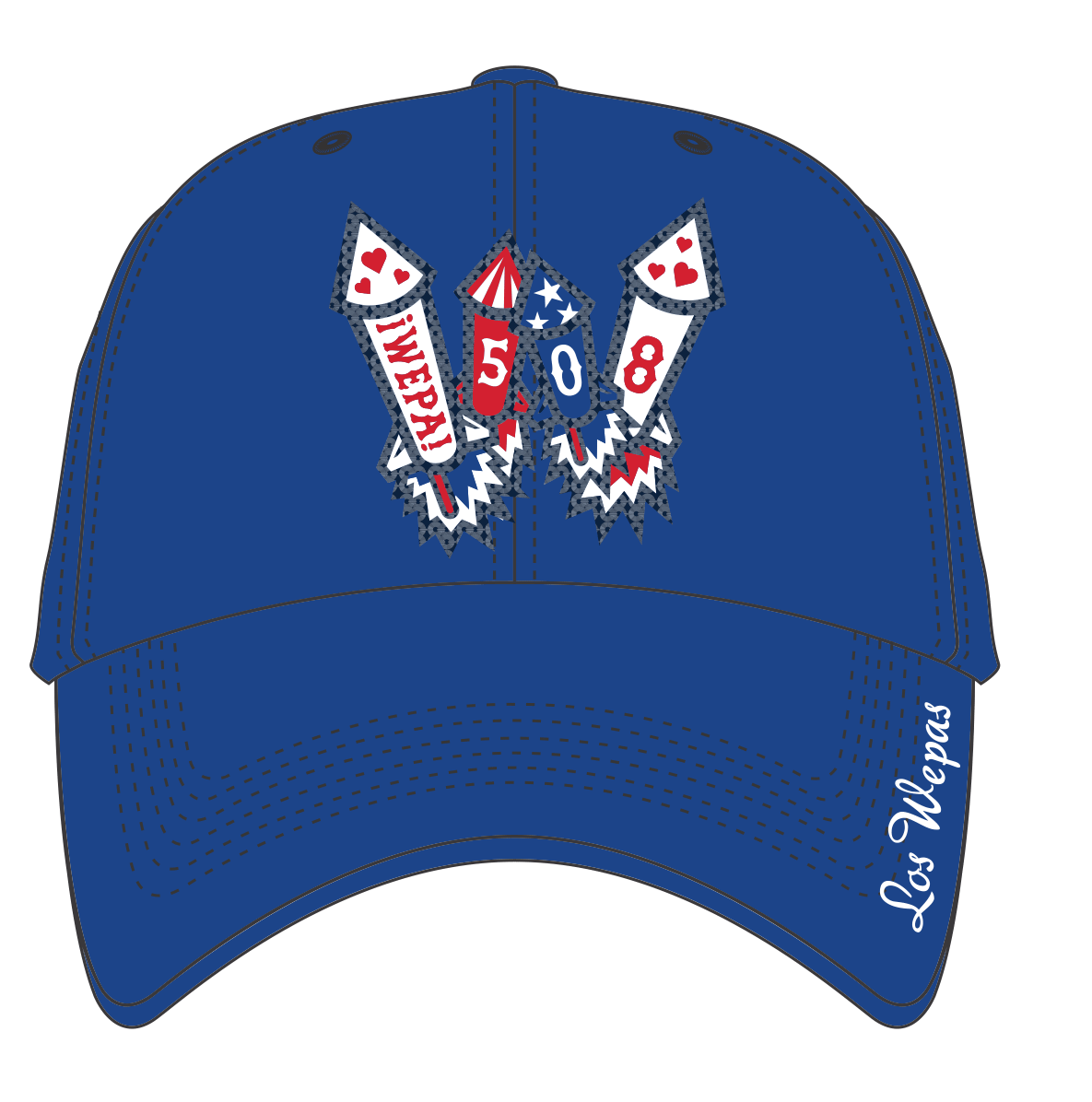 47 Brand Women's Los Angeles Dodgers Sparkle Cap in Blue