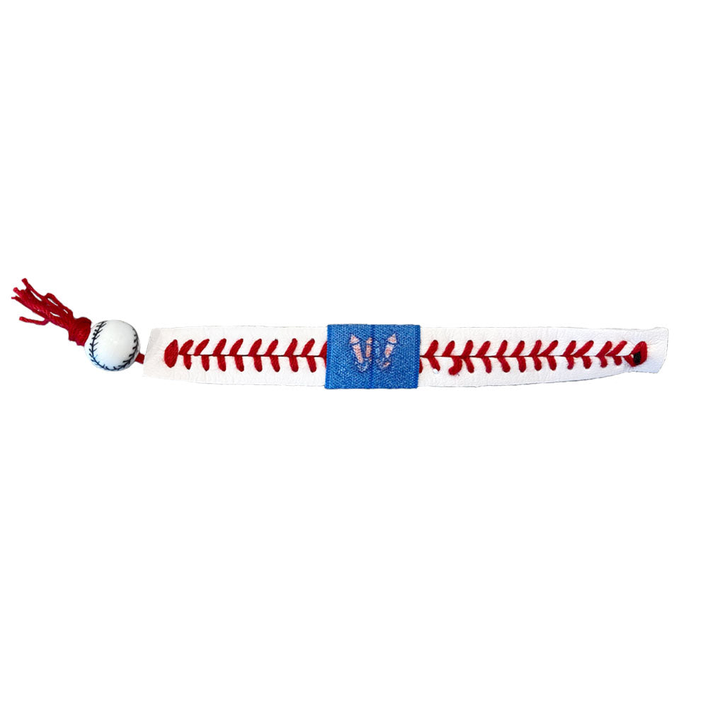 Baseball Stitch Bracelet by Justin's Toys. | Pulseras de gomitas, Gomitas