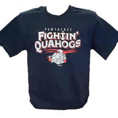 Pawtucket Red Sox Bimm Ridder Navy Youth Fightin' Quahogs Script Tee