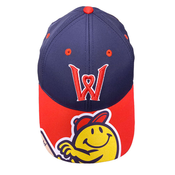 Worcester Red Sox Bimm Ridder Navy/Red Youth Smiley Gene Hat